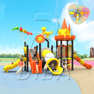 Mainan Blast Play Slide anak luar ruangan tempat bermain anak luar ruangan luncuran luar ruangan - Product Image 2