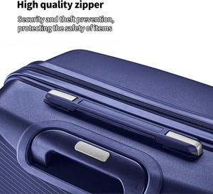 Juego de 3 Maletas Rígidas de PP para Negocios, con Candado TSA, Ruedas Giratorias, 20, 24 y 28 Pulgadas, Ligeras, Diseño Tejido Personalizado - Product Image 6