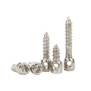 Vis autotaraudeuses en acier au carbone nickelé avec trous, vis cylindriques scellées au plomb pour compteurs électriques - Product Image 5