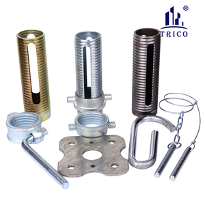 Giàn giáo thép điều chỉnh chống đỡ thép chống đỡ tay áo với đai ốc và pin - Product Image 2