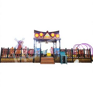 Precio de Fábrica: Montaña Rusa Infantil de Acero para Interiores/Exteriores de 12 Plazas, Equipo de Diversión con Pista, Tobogán y Coche, Tipo Corral de Pollos, en Venta - Product Image 1