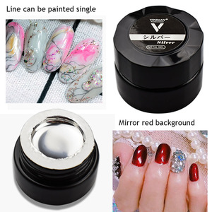 Nouvelle peinture à l'acrylique pour ongles, peinture créative, colle à araignée, peinture métallique pour ongles, cuivre, <span class=keywords><strong>séricine</strong></span> - Product Image 4