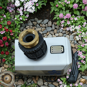 Pantalla grande IPX6 Impermeable Control de flujo automático Temporizador de agua para jardín Sistema de riego de plástico Válvula de agua para uso en exteriores - Product Image 3