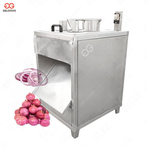 Industrial Fully Automatic Shallot Cube Cutter Chopped Onions Dicer 3mm Onion Slicer Making and Lamel Red Onion Cutting Machine