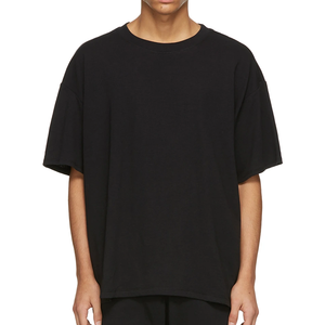 High Quality Designer 100% Cotton <b>Tee</b> Shirt Boxy <b>Plain</b> <b>White</b> T Shirt Unisex Streetwear Heavyweight Oversized Blank T-shirt - Product Image 3