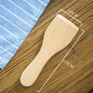 Petite spatule en bois écologique et durable, grattoir à beurre, spatule à pizza, spatule à <span class=keywords><strong>raclette</strong></span> en bois de hêtre de qualité alimentaire - Product Image 5