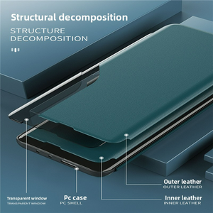 เคสโทรศัพท์ <span class=keywords><strong>Samsung</strong></span> Galaxy S24 A56 S25, เคสโทรศัพท์หนัง PU ฝาปิดแม่เหล็กปิดแบบพับปิดอัตโนมัติ - Product Image 4