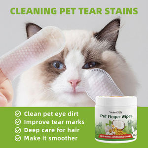 Lenços Umedecidos para Olhos de Animais de Estimação ZeBounty 120 Unidades para Cães e Gatos, Removedor de Manchas de Lágrimas, Lenço de Limpeza para Olhos de Filhotes e Gatos - Product Image 4