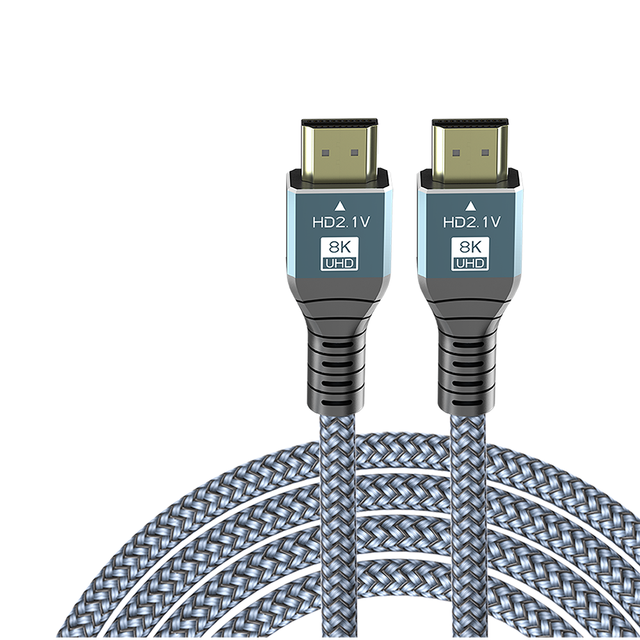 OEM 2026 New Arrival Aluminum Shell 8k Nylon Braided Cable  to  60hz Cable Electronic Accessories Data Cable Wholesale