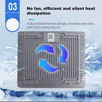 Ordinateur industriel PC avec écran tactile capacitif de 15 pouces, processeur Core i5 de 3e génération sous Windows 11, étanche IP65
