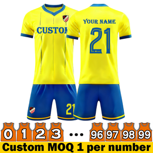 Ensemble de maillot de football pour hommes, maillot de football rétro de haute qualité avec motif de logo personnalisé, vêtements de club d'entraînement, drapeau, maillot - Product Image 3