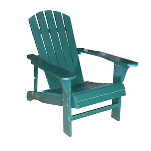 Hot Sale Modern Outdoor Shell-Shaped Backrest Recycled Folding Plastic Wood Adirondack Chair