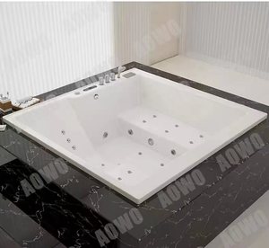 Bain à remous intégré pour 3 personnes Babble Yacuzzi <span class=keywords><strong>Spa</strong></span> avec douche à eau chaude Bain à remous intérieur et extérieur - Product Image 1