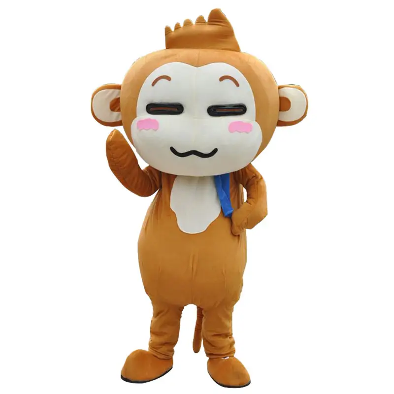 Custom Funny Monkey Mascot Costume Walking Character Animal anime Mouse Duck dresses For Festival Events