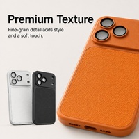 Coque de protection fine pour appareil photo au design minimaliste C0452 pour iPhone 16 17 Air 15 Pro 14 13 12 11 18 Pro Max