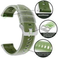 22mm Silikon-Uhrenarmband für Garmin Venu 4/3/2/45mm Forerunner 265/255/570 47mm Sportarmband für Samsung Huawei Amazfit Armband