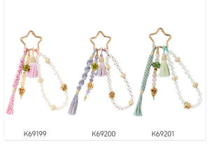 Cadena de Lujo Original Inspirada en Miu para Colgar en el <span class=keywords><strong>Bolso</strong></span>, Llavero de Cuero Moderno con Colgante Hecho a Mano Estilo INS - Product Image 6