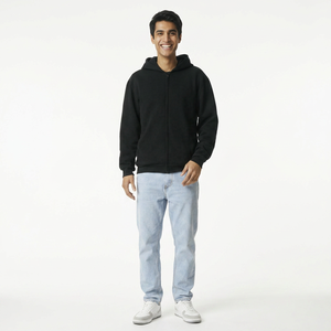 Sudadera Unisex de Forro Polar para Invierno, Informal, de Alta Calidad, Transpirable, de Secado Rápido, Corte Regular, Diseño Holgado con Hombros Caídos - Product Image 1