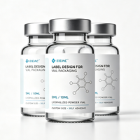 Étiquettes holographiques de haute sécurité pour produits pharmaceutiques, impression personnalisée pour flacons en verre, bouteilles en verre et emballages pharmaceutiques