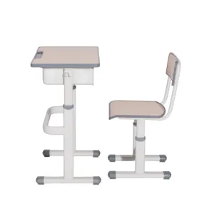 Adjustable Height School Furniture Student Desks And Chairs Height-Adjustable Student Desks And School Chairs