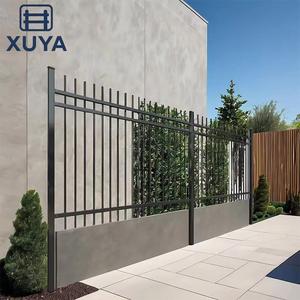 Keskin üst tasarım Anti tırmanma pas geçirmez fabrika doğrudan fiyat avantajı ile özel yükseklik Pickets galvanizli çelik çit - Product Image 6