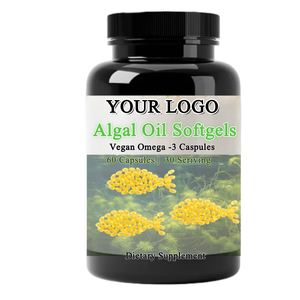 Algea DHAオメガオイルOEMサービスOmega-3 EPA DHA藻類オイルビーガンカプセル - Product Image 2