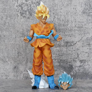 Figura de PVC de Super Saiyan con Cabello Amarillo, 30.5 cm de Alto, Material Premium, Coleccionable de Anime con Detalles Exquisitos para Exhibición - Product Image 4