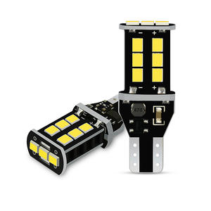 T15 W16W <span class=keywords><strong>WY16W</strong></span> 15 SMD 2835 LED CANBUS ไม่มีข้อผิดพลาดรถยนต์ไฟท้ายอัตโนมัติย้อนกลับเลี้ยวสัญญาณสีแดงสีขาวสีเหลือง Amber - Product Image 6