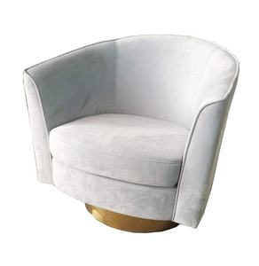 Prezzo di fabbrica Girevole In Oro di Base In Acciaio Inox Divano Sedia per <span class=keywords><strong>Hobby</strong></span>, Soggiorno o in Albergo - Product Image 4