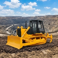 Machine d'ingénierie à forte traction, équipement chenillé à lame inclinable droite de 6,4 m³, modèle SD22-3, avec cabine scellée et amortisseurs