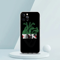 Personnalisé pour iPhone 15 16 14 13 12 Mini 11 Pro Max XS X XR SE 7 8 Plus TPU Silicone Couverture Transparente Syrie Drapeau De Luxe Clair coque de téléphone