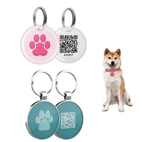 QR-Code, 13,56 MHz Full Epoxy Metal Edge NFC-Hunde-ID-Tag Epoxy Pet Tag