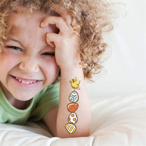 Pasqua vacanze CMYK moda all'ingrosso carino oro bambini tatuaggio temporaneo cartone animato fatato tatuaggio adesivo tatuaggio - Product Image 3