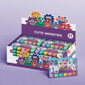 Vente en gros 6 <span class=keywords><strong>mini</strong></span> stylo surligneur <span class=keywords><strong>pastel</strong></span> néon personnalisé multicolore avec emballage de jeu de pointe pinceau plat logo mignon - Product Image 4