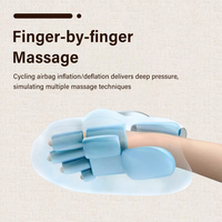 Masseur de main portable sans fil avec chaleur et compression, machine de massage électrique pour la paume, pour la santé et la relaxation quotidiennes des mains