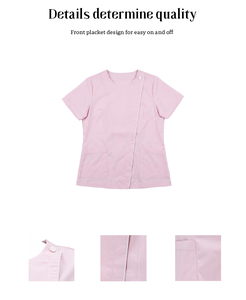เสื้อสครับแขนสั้นสำหรับผู้หญิงแบบ OEM ODM  ชุดยูนิฟอร์มพยาบาลสำหรับโรงพยาบาล - Product Image 4