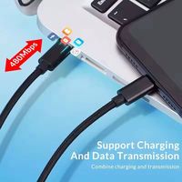 Câble de charge rapide 20W Type C vers Type C, câble de données en nylon tressé pour téléphone portable