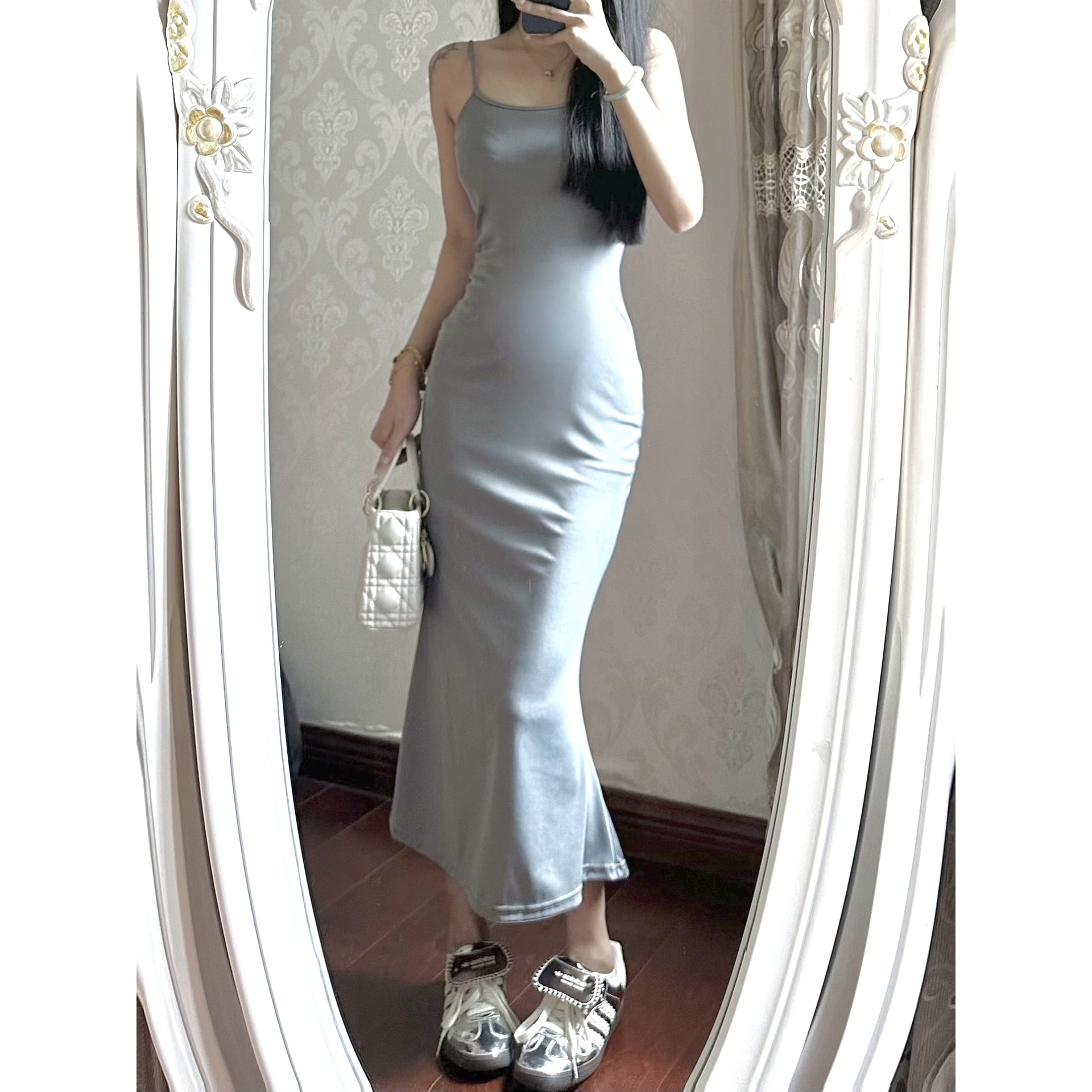 Grey Bodycon Dress - 2025 New Style High-Quality Maxi