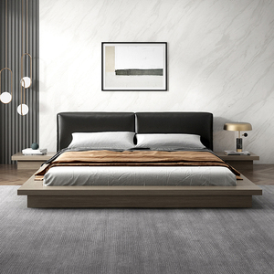 Bedroom Furniture <b>Storage</b> Solid Wood Platform <b>Bed</b> Modern King Size for Hotel Homestay or Home Use BZ-110 Solid Wood <b>Bed</b> Frame Mo - Product Image 1