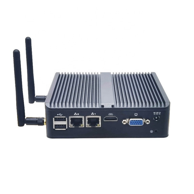 New Intel Core J4125 Quad Core DDR4 2.0GHz Industrial Mini PC NUC Barebone System with SSD Storage US Plug
