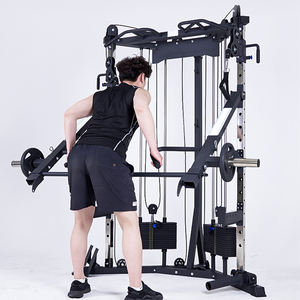 Appareil de musculation professionnel FTS Glide Dual Pulley Pin Loaded Cable Crossover Functional <span class=keywords><strong>Trainer</strong></span> pour salle de sport - Product Image 1