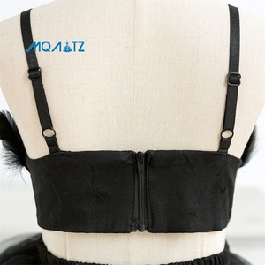 Vestido Formal para Niñas Meiqiai, Estilo <span class=keywords><strong>Elfo</strong></span> Oscuro, Vestido Tutú Inspirado en el Ballet, Plumas Negras, Vestido Corto de Cumpleaños AL6083 - Product Image 5
