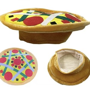 Chapeau de pizza amusant et original pour adultes (hommes et femmes) – Idéal pour Noël, Halloween, fêtes costumées et soirées déguisées - Product Image 5