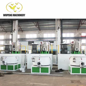 Mesin pencampur PVC panas dan dingin Unit pencampur plastik PVC otomatis penuh pabrik profesional