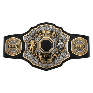 Ceinture de championnat de MMA de qualité supérieure, avec votre logo, taille adulte, pour champion du monde d'arts martiaux mixtes. - Product Image 1
