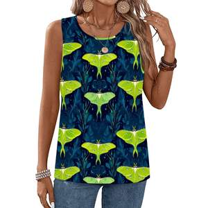 Image personnalisée Hauts d'entraînement sans manches imprimés pour femmes Vêtements de sport légers en spandex pour le fitness Sweats à capuche d'été Shorts Plus Size Options - Product Image 3