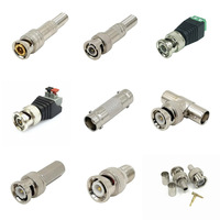 RG59 Câble BNC Connecteur Mâle Adaptateur Standard Durable en Laiton avec Impédance 75 Ohm pour Soudage Électron DC Monophasé