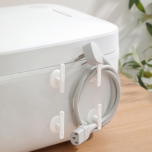 Enrouleur de câbles de rangement domestique sans perçage, fixation de fiches, organisateur de câbles d'alimentation, enrouleur de fils multifonctionnel, 8 ensembles - Product Image 2