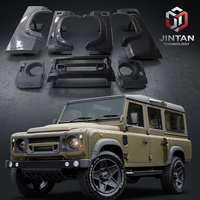 Kit carrosserie large KAHN pour Land Rover Defender 90/110 (2004-2018) – Amélioration aérodynamique tout-terrain et accessoires de tuning