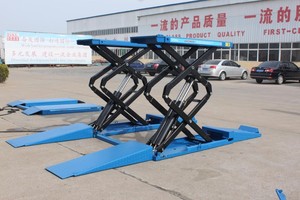 Plateforme élévatrice à ciseaux fixe, hauteur de levage 2 m, capacité de charge 3 tonnes - Product Image 5